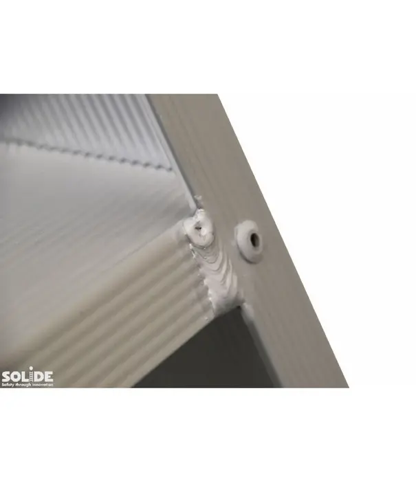 Solide Solide Stufen-Stehleiter beidseitig begehbar 2 x 4 Sprossen DT04