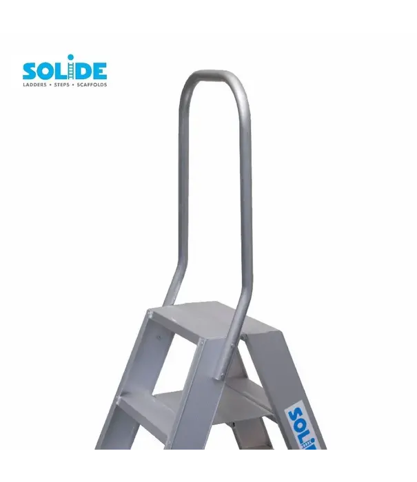 Solide Solide Stufen-Stehleiter beidseitig begehbar 2 x 4 Sprossen DT04