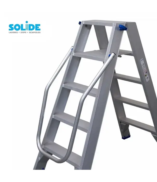 Solide Solide Stufen-Stehleiter beidseitig begehbar 2 x 8 Sprossen DT08