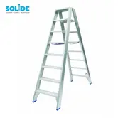 Solide Stufen-Stehleiter beidseitig begehbar 2 x 8 Sprossen DT08