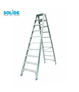 Escabeau double Solide 2 x 10 marches DT10