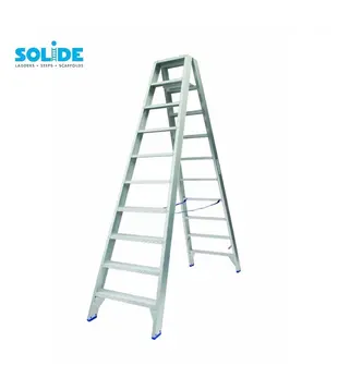 Escabeau double Solide 2 x 10 marches DT10