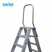 Solide Solide Stufen-Stehleiter beidseitig begehbar 2 x 12 Sprossen DT12