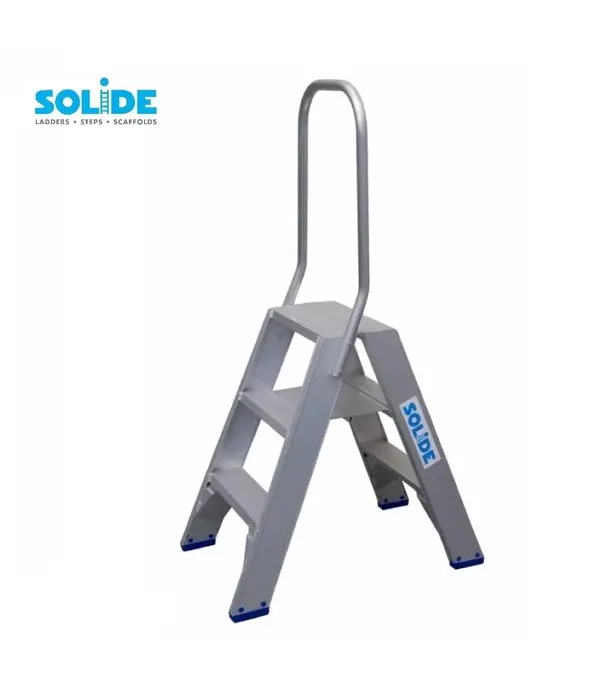 Solide Garde-corps fixe pour escabeau double Solide