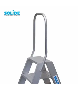 Garde-corps fixe pour escabeau double Solide