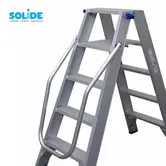 Garde-corps pliable pour escabeau double Solide