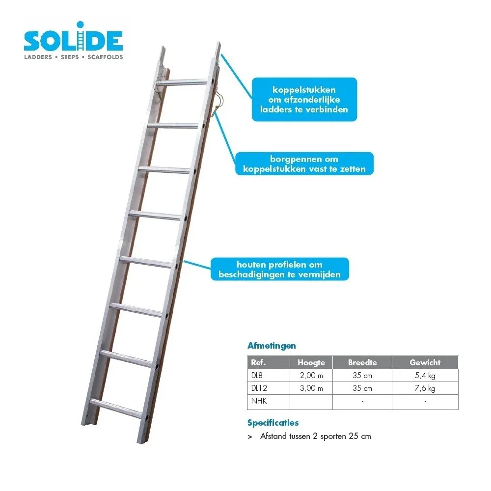 Solide Solide dakladder 3 m DL12