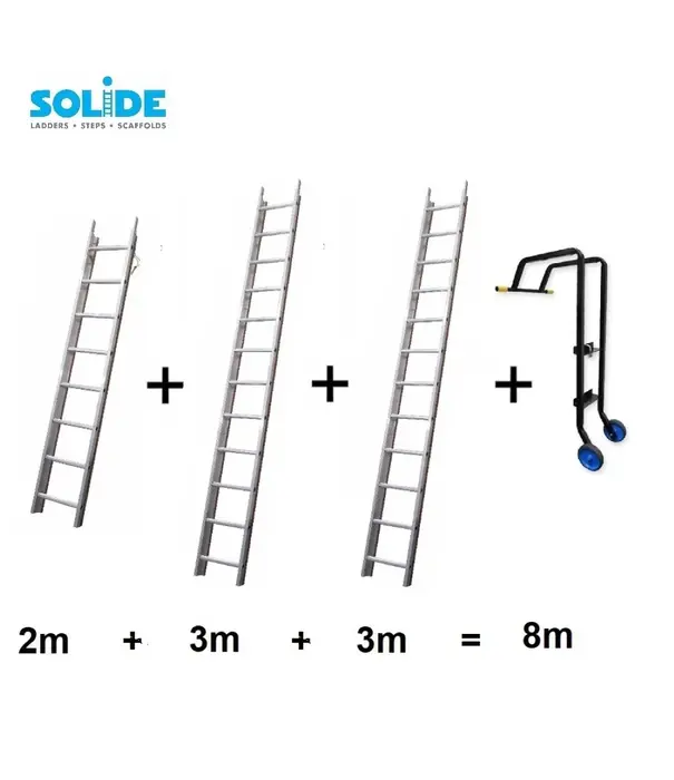 Solide Solide dakladder set 8 m