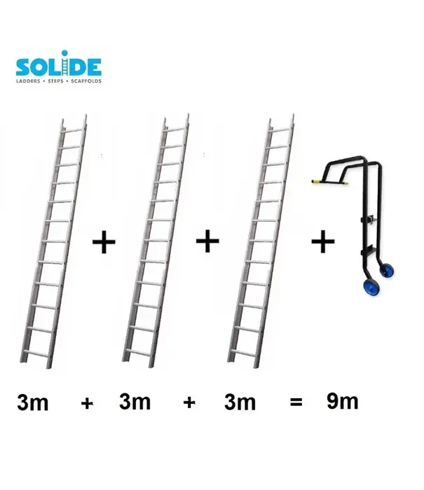 Solide Solide dachleiter Set 9 m