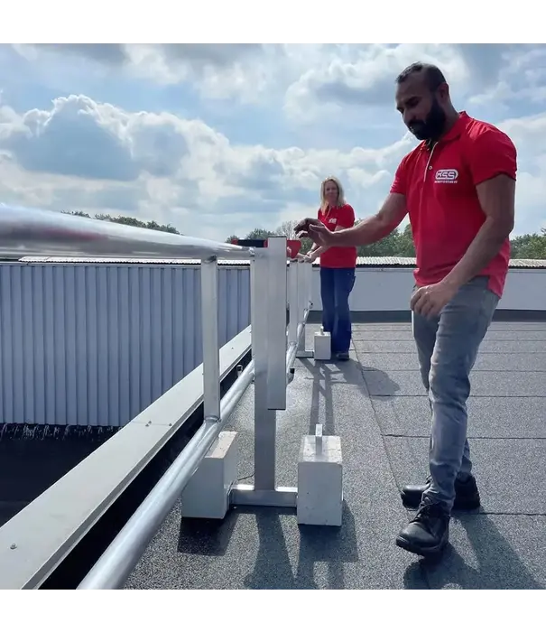 Roof Safety Systems RSS Fallschutz Flachdach Kompakt 16 Meter