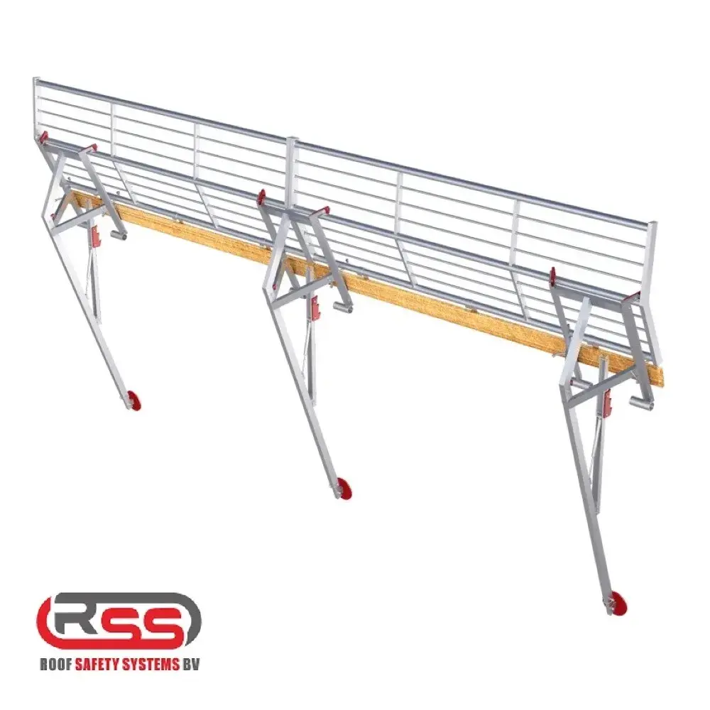 RSS protection anti-chute toit incliné 21 mètres - Ladder-Steiger