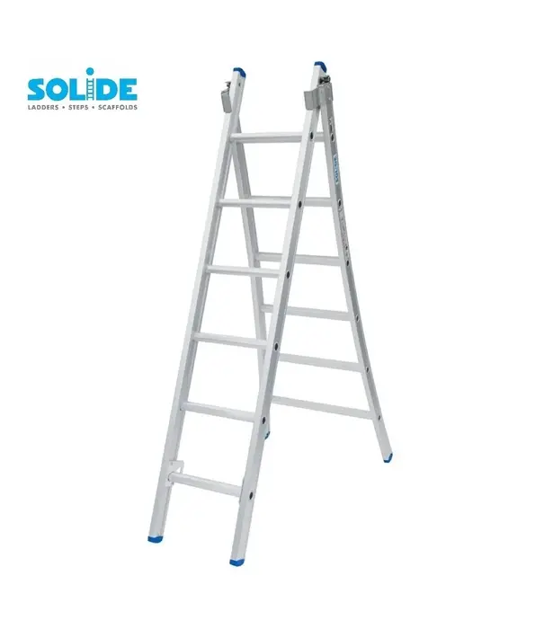 Solide Échelle transformable 2 plans Solide 2x6 échelons