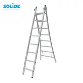Solide omvormbare ladder 2x8 sporten