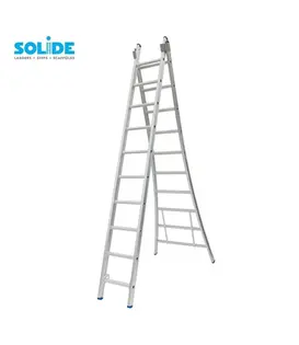 Solide omvormbare ladder 2x10 sporten