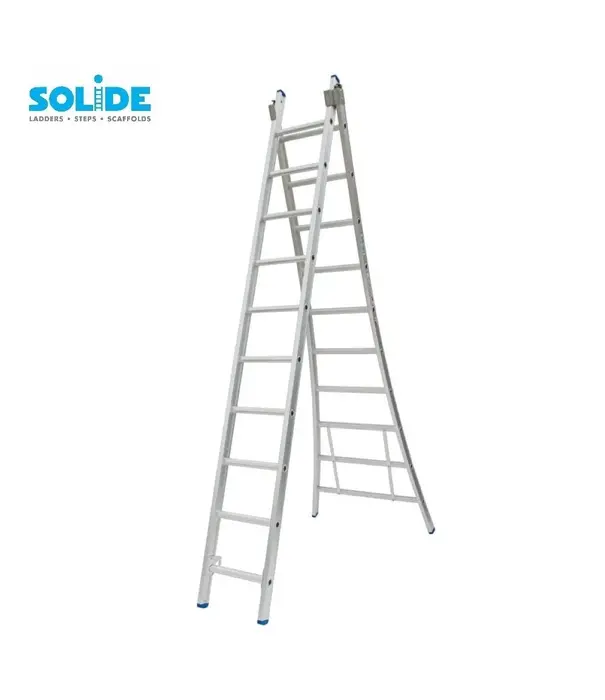 Solide Échelle transformable Solide 2x10 échelons