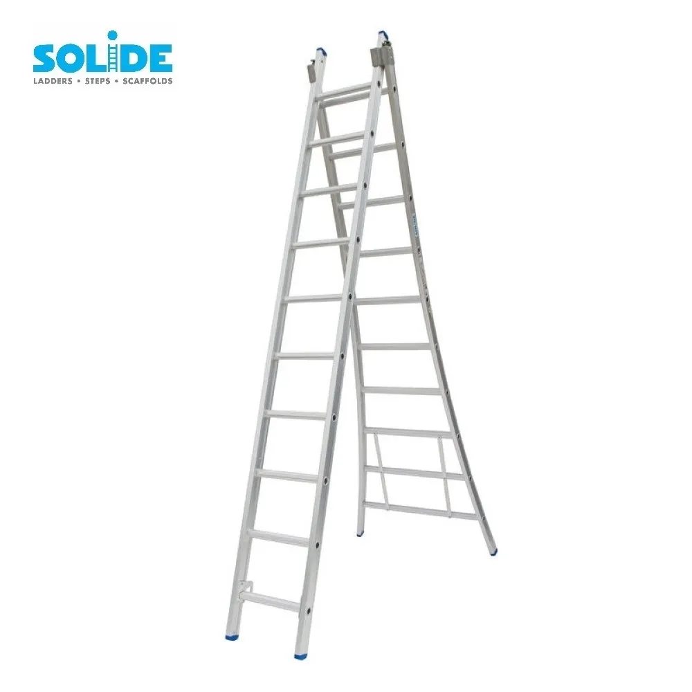 Solide Solide omvormbare ladder 2x10 sporten