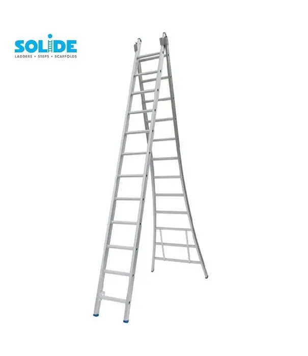 Solide Échelle transformable Solide 2x12 échelons