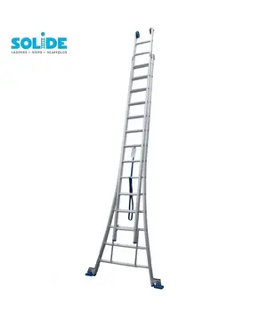 Solide omvormbare ladder 2x14 sporten