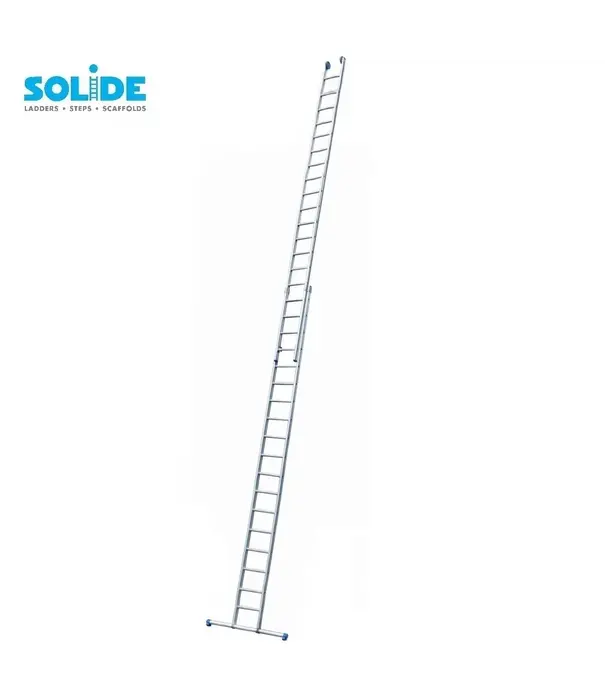 Solide Solide Schiebeleiter 2-Teilig 2x18 Sprossen mit Traverse