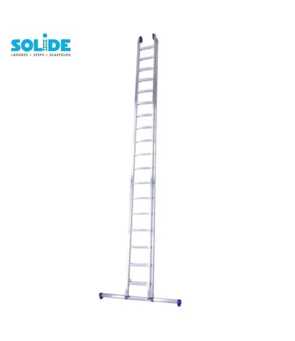 Solide Solide 2-delige ladder 2x18 sporten recht met stabilisatiebalk