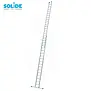 Solide 2-delige ladder 2x20 sporten recht met stabilisatiebalk