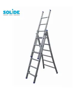 Solide omvormbare ladder 3x6 sporten