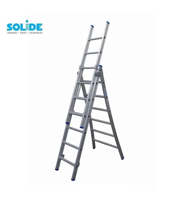 Solide Échelle transformable Solide 3x6 échelons