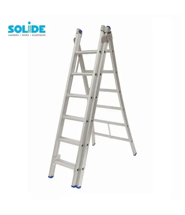 Solide Échelle transformable Solide 3x6 échelons