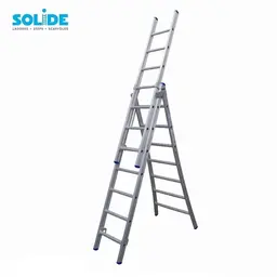 Solide Échelle transformable Solide 3x7 échelons