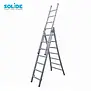 Solide omvormbare ladder 3x7 sporten