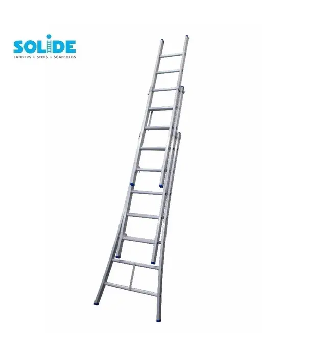 Solide Échelle transformable 3 plans Solide 3x7 échelons