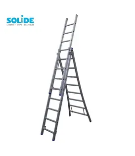 Solide omvormbare ladder 3x8 sporten