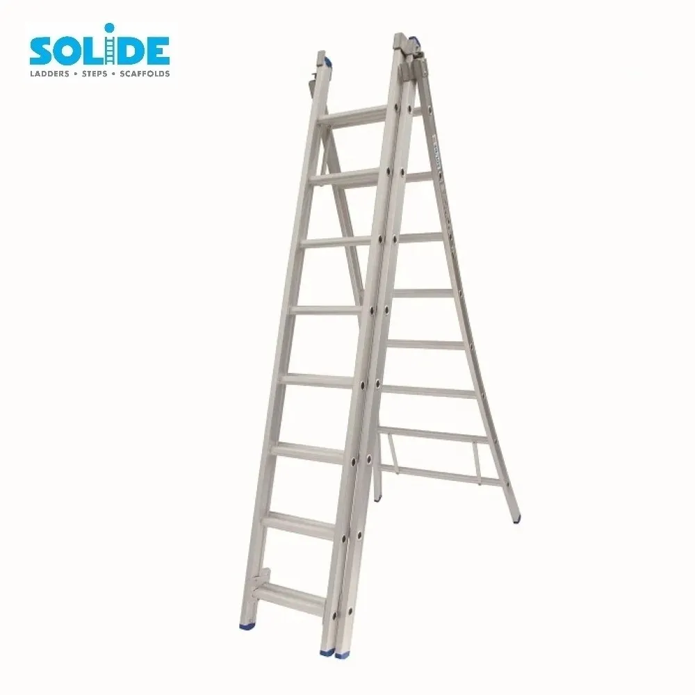 Solide Échelle transformable Solide 3x8 échelons