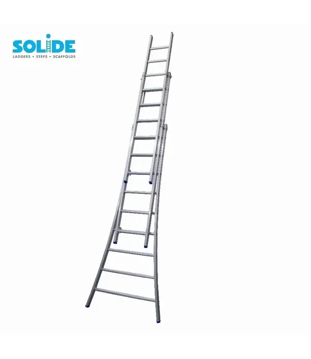 Solide Échelle transformable Solide 3x9 échelons