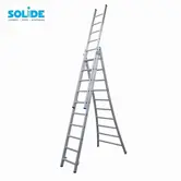 Solide omvormbare ladder 3x10 sporten