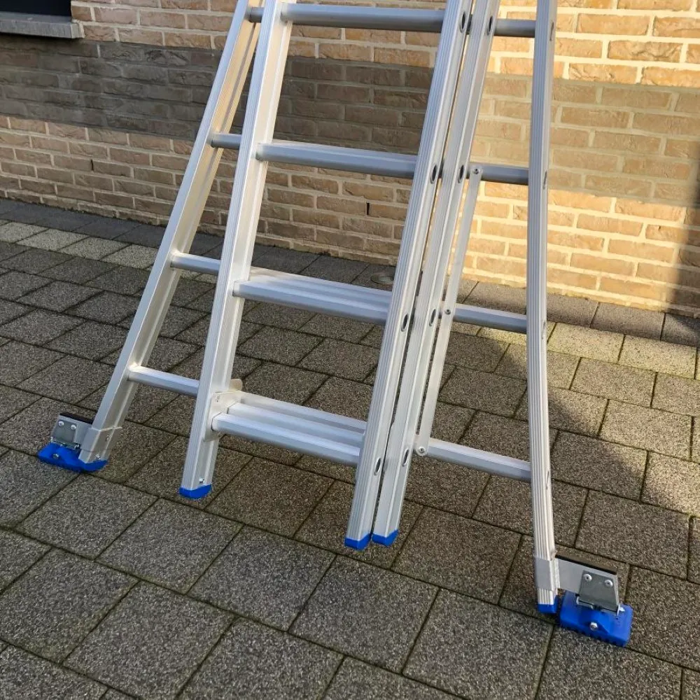 Solide Solide Merhrzweckleiter 3x12 Sprossen