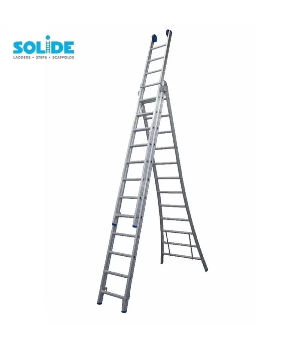 Solide Solide Mehrzweckleiter 3x12 Sprossen