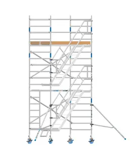 échafaudage d'escaliers 135 x 250 hauteur travail 6 m