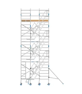 échafaudage d'escaliers 135 x 250 hauteur travail 8 m