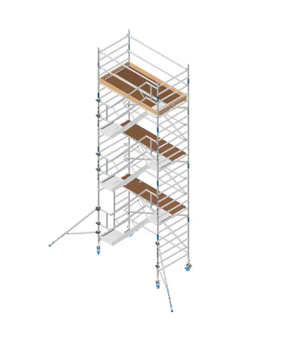 ASC échafaudage d'escaliers 135 x 250 hauteur travail 8 m