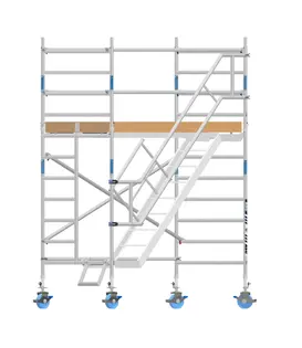 échafaudage d'escaliers 135 x 250 hauteur travail 4 m