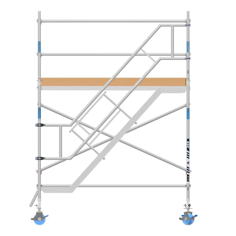 ASC échafaudage d'escaliers 135 x 250 hauteur travail 4 m