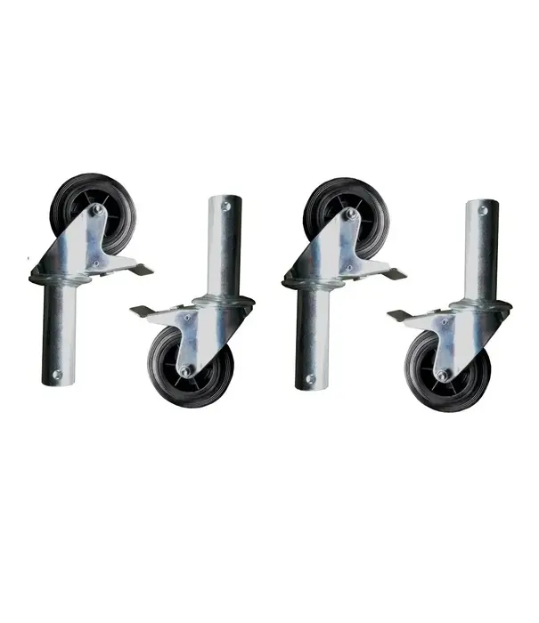 Alumexx Roues d'échafaudage pliant 100 mm (4 pièces)