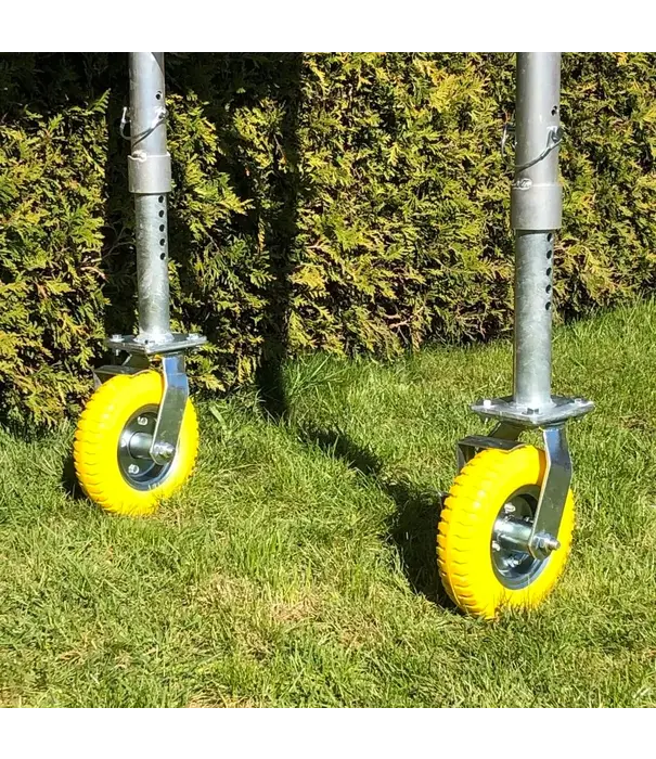 Kit de roues d'échafaudage de jardin réglable