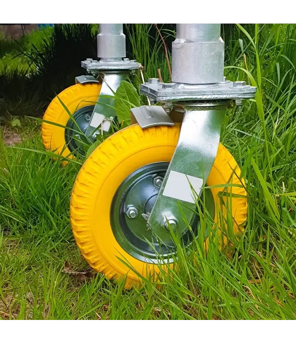 Kit de roues d'échafaudage de jardin réglable