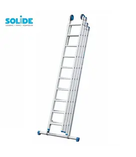 Solide 4-delige schuifladder 4x9 sporten