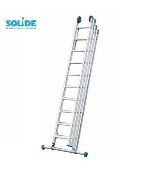 Solide 4-delige schuifladder 4x9 sporten