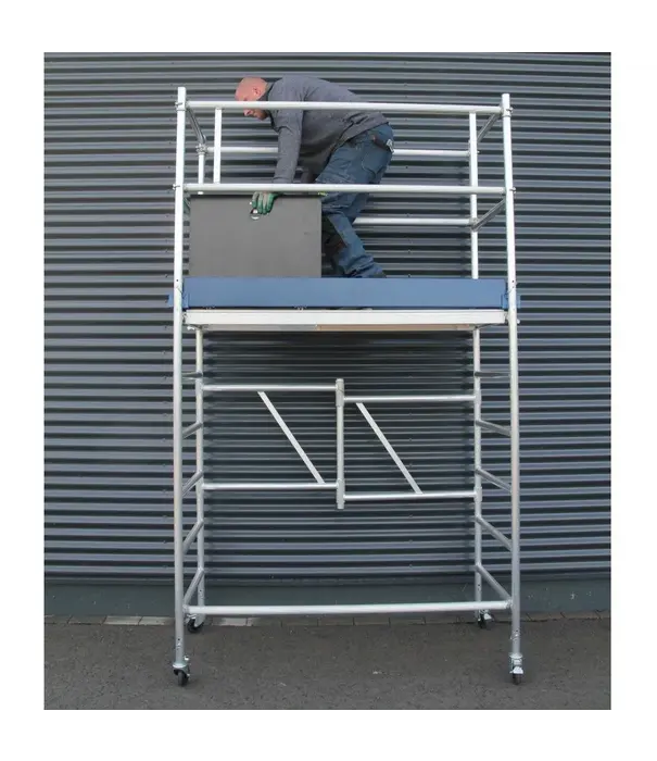 Alumexx Échafaudage pliant Alumexx Eco Line module A+B hauteur travail 3,80 m