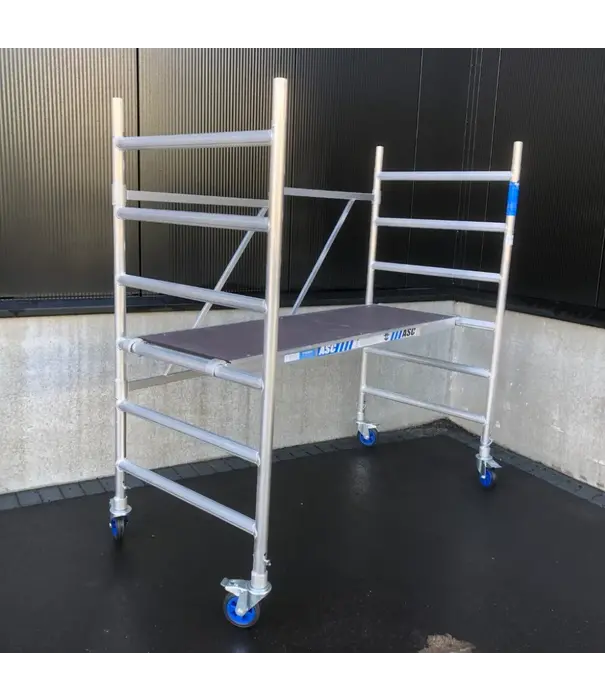 ASC Échafaudage pliant ASC 90x190 hauteur de travail 3 m