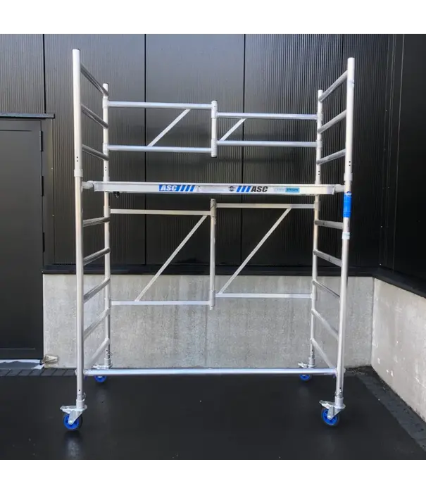 ASC Échafaudage pliant ASC 90x190 hauteur de travail 3,85 m